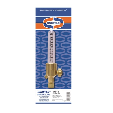 Uniweld SINGLE GAS CALIBRATION FLOWMETER 14014